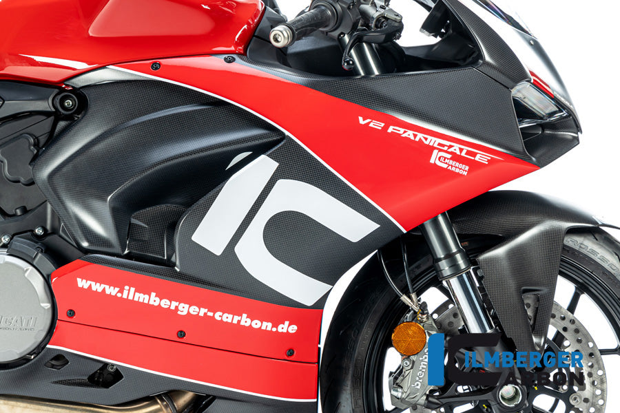 Ilmberger Carbon Verkleidungsseitenteil | rechts | matt | passend für Ducati Panigale V2 - Modelle (2020-2024)