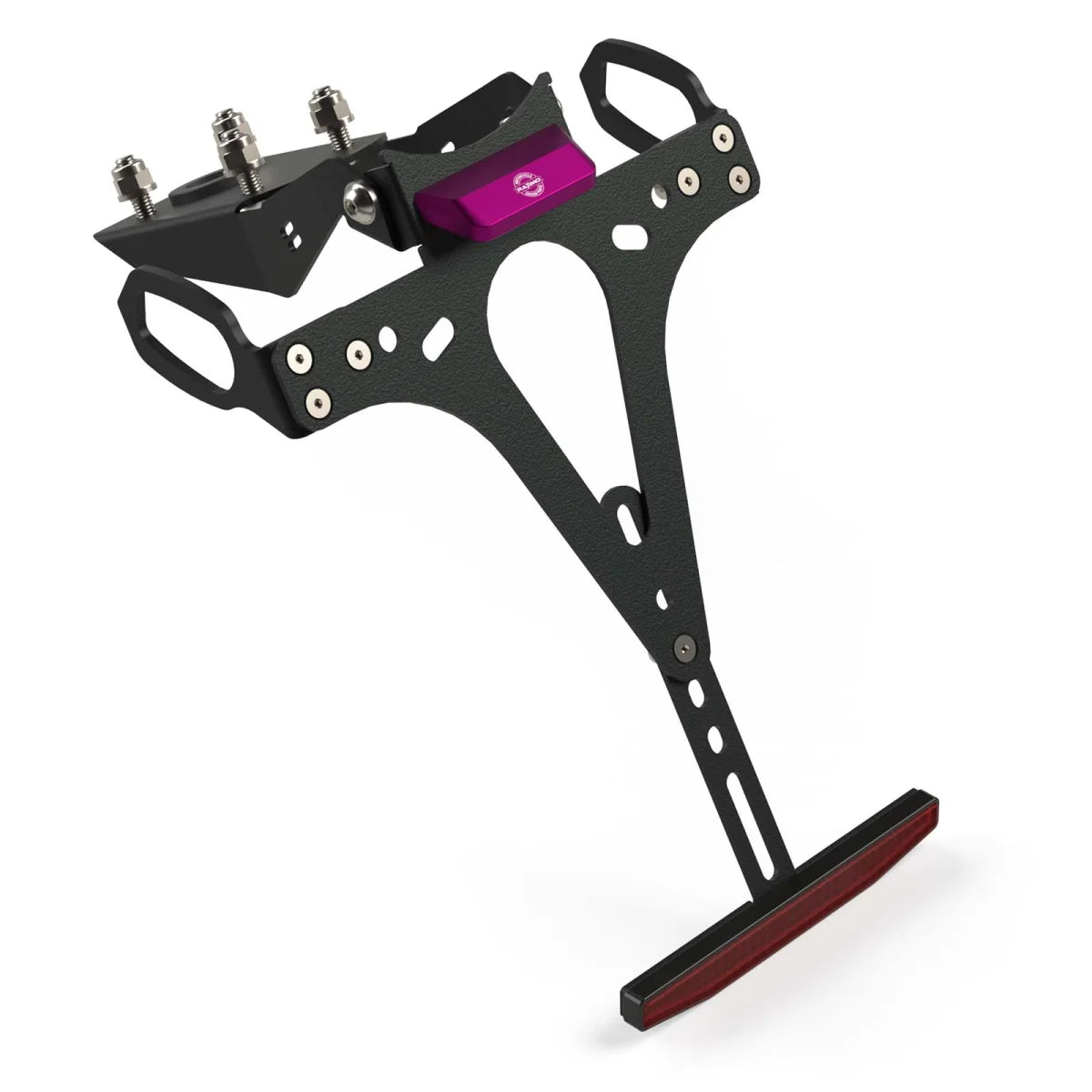 Raximo Kennzeichenhalter | inkl. CNC gefräste Kennzeichenbeleuchtung mit E-Nummer | passend für Kawasaki Z1100 / SE - Modelle (2026)