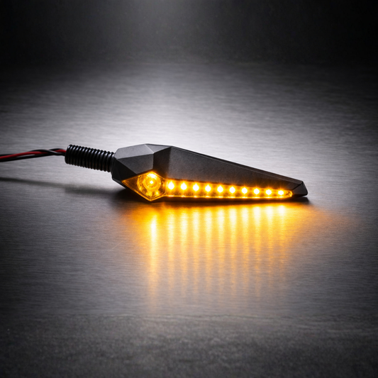 Kellermann Axera® CL | LED Lauflichtblinker mit Cruising Light | mit ECE | klar | Einzeln