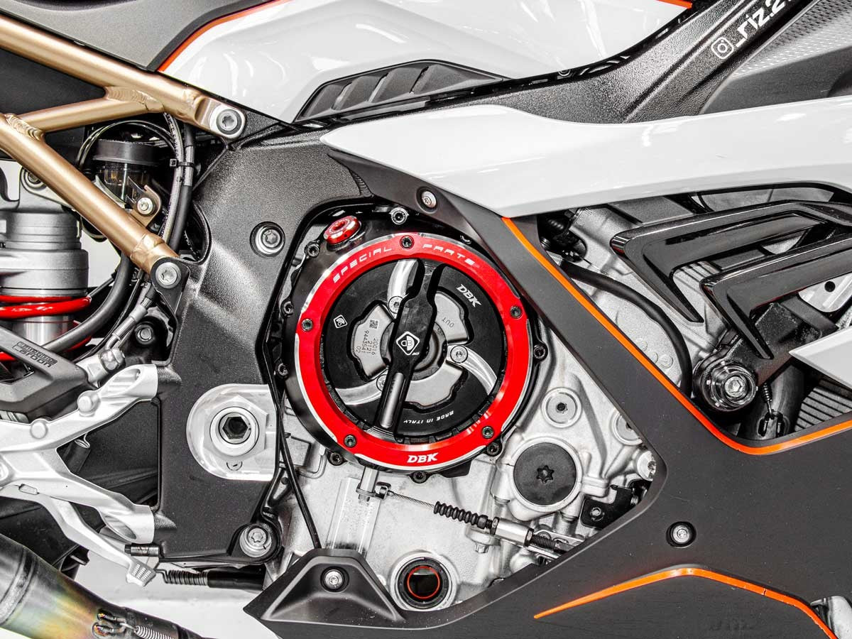 DBK Special Parts | SM04 - BMW | BLUE | DRUCKPLATTENABDECKUNG | passend für BMW S 1000 R / RR / XR & M 1000 R / XR - Modelle