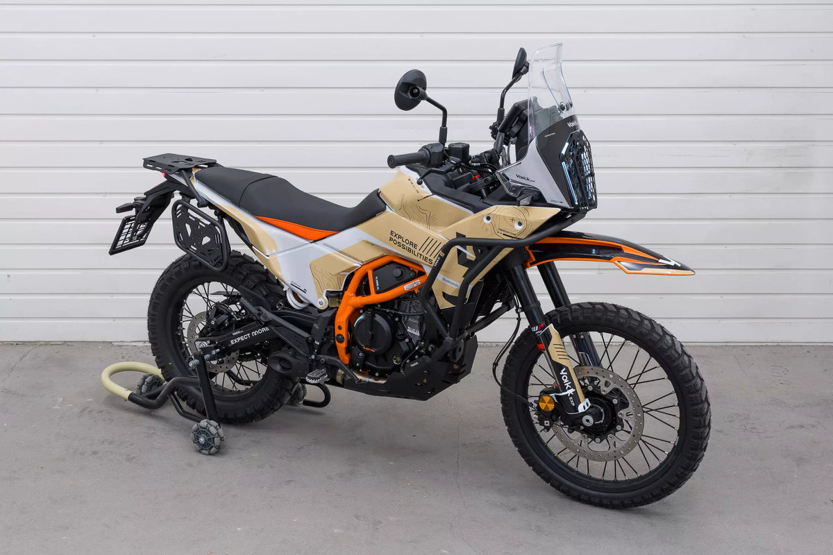 Yakk EXP Seitenkoffer / Satteltaschenhalter | schwarz | passend für KTM 390 Enduro R - Modelle (2025-2026)