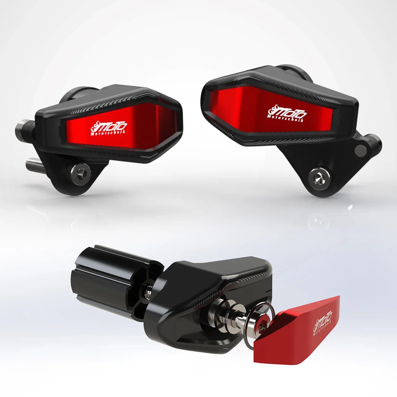 GSG Sturzpad-Satz STREET | PAAR | 8-Farben | passend für Honda CB 300 R (2018-2024)