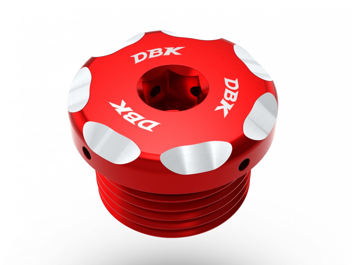 DBK Special Parts | TOO03 - BMW | RED | Motorölverschluss Kappe | passend für BMW S 1000 R / RR / XR / M 1000 R / RR / XR & R 1300 GS - Modelle