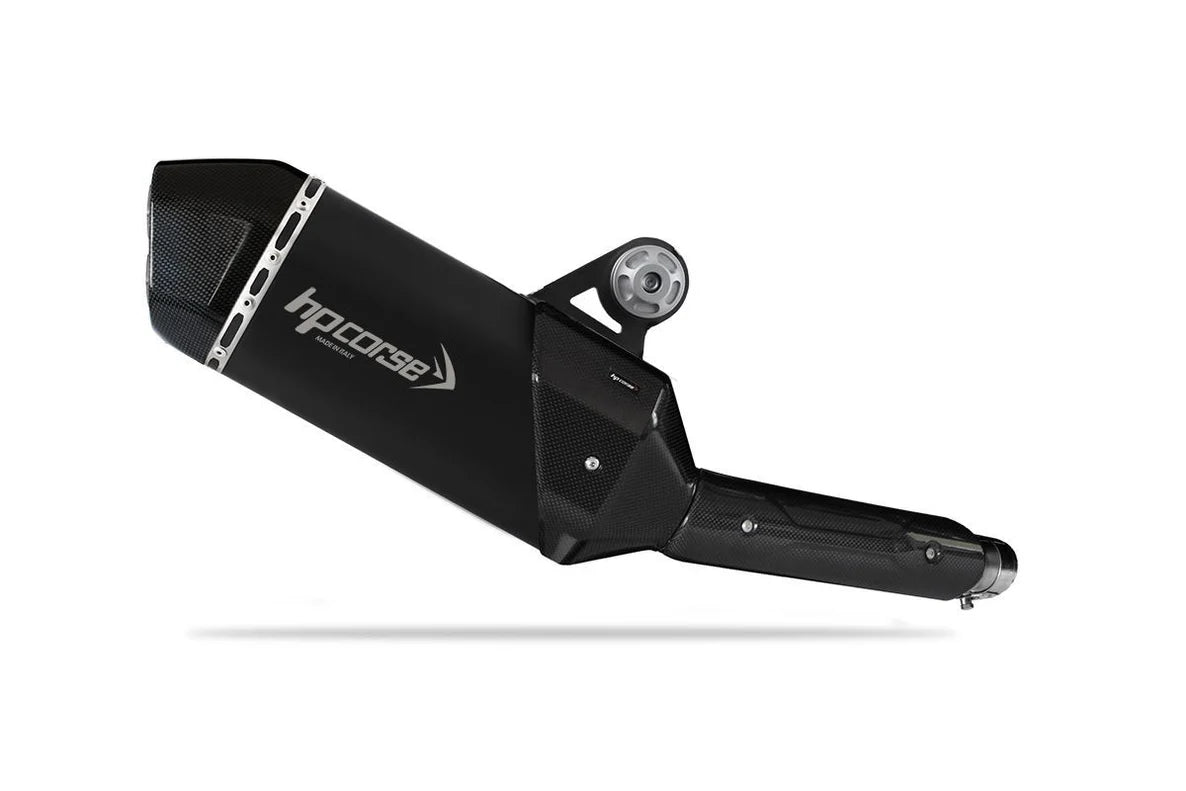 HPCorse SPS Endschalldämpfer | mit E-Nummer | Ceramic-Schwarz | passend für Yamaha Tenere 700 - Modelle