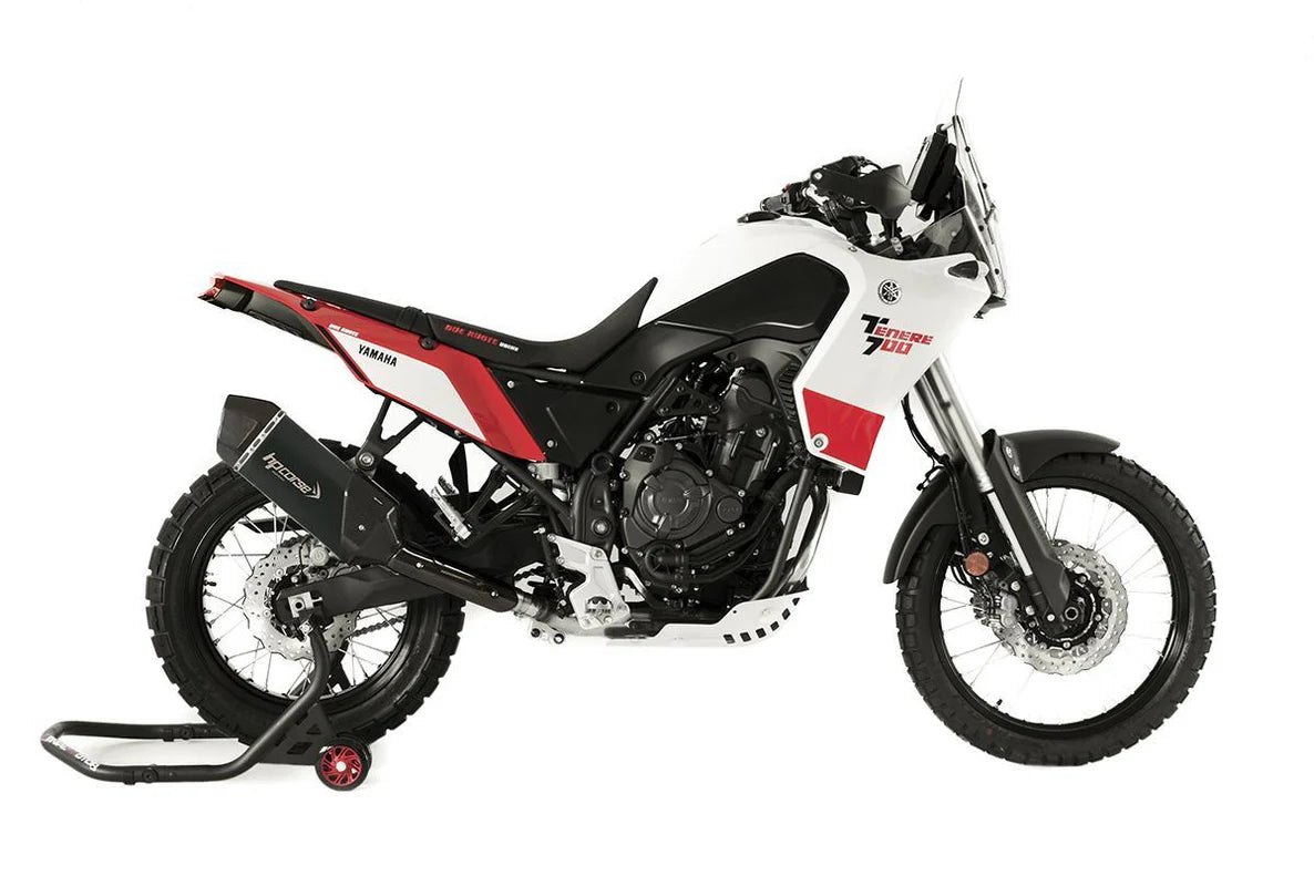 HPCorse SPS Endschalldämpfer | mit E-Nummer | Ceramic-Schwarz | passend für Yamaha Tenere 700 - Modelle