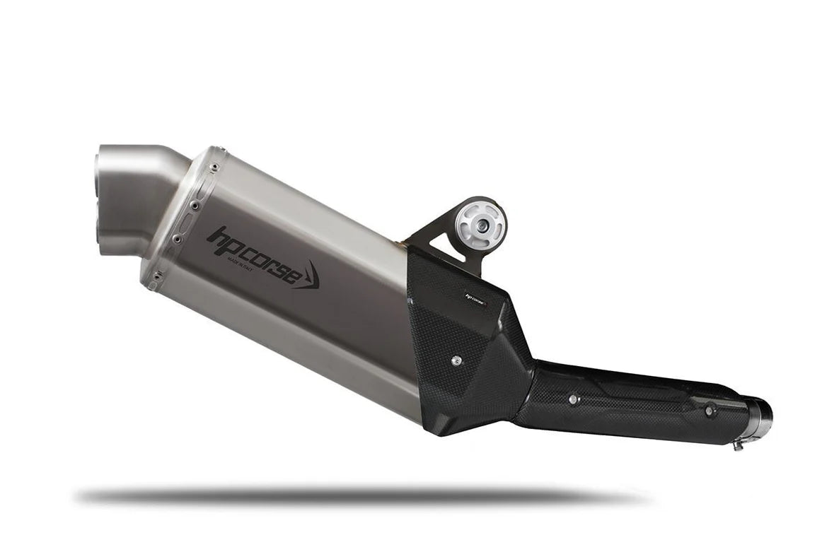 HPCorse 4-Track R Endschalldämpfer | mit E-Nummer | Satin | passend für Yamaha Tenere 700 - Modelle