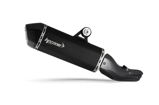 HPCorse SPS Carbon Endschalldämpfer | mit E-Nummer | Ceramic-Schwarz | passend für BMW R 1250 GS / Adventure - Modelle (2018-2024)