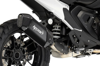 HPCorse SPS Carbon Endschalldämpfer | Kurz | mit E-Nummer | Titan-Schwarz | passend für BMW R 1300 GS / Adventure - Modelle (2023-2025)