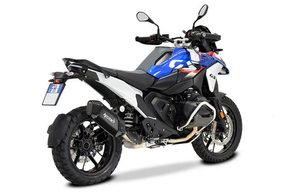 HPCorse SPS Carbon Endschalldämpfer | Kurz | mit E-Nummer | Titan-Schwarz | passend für BMW R 1300 GS / Adventure - Modelle (2023-2025)