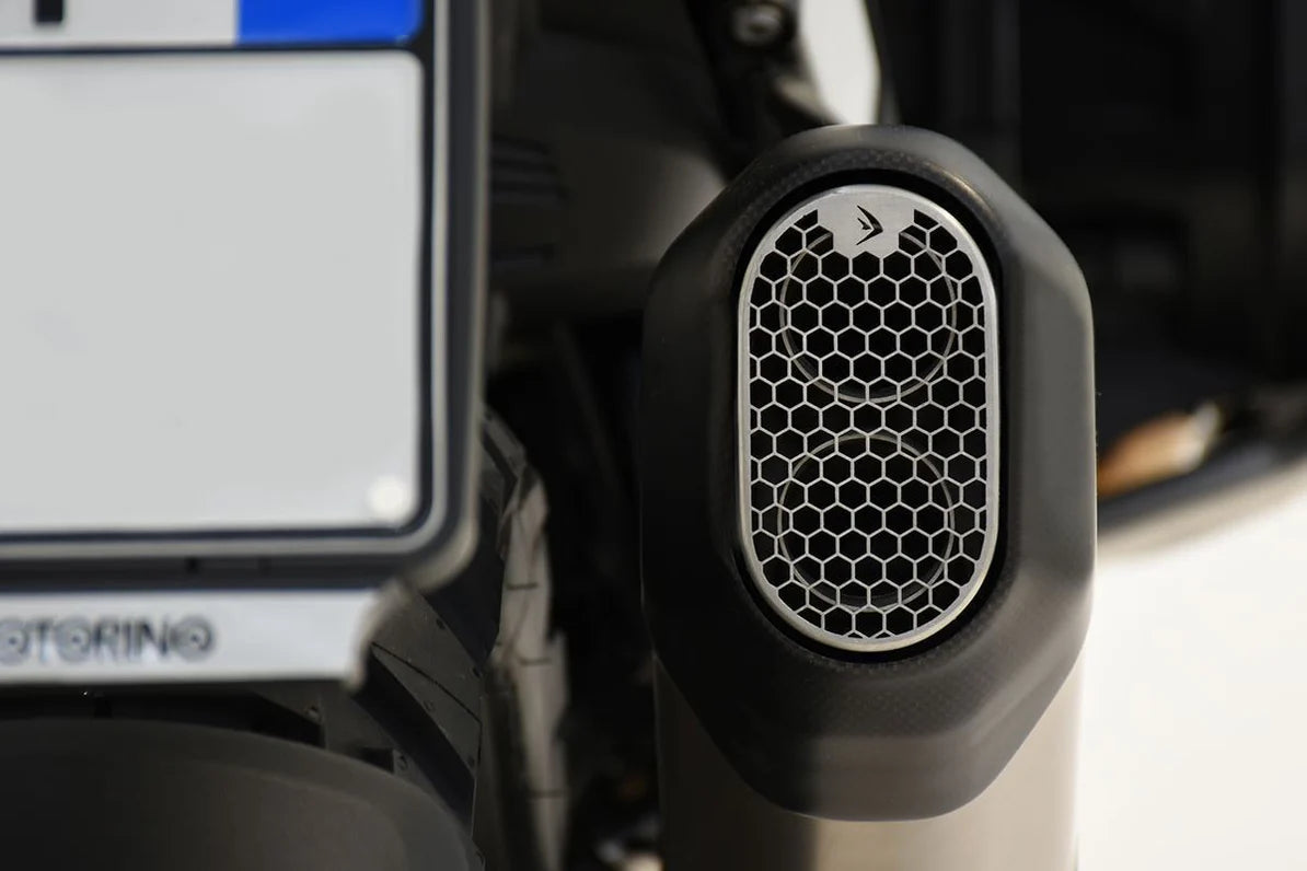 HPCorse SPS Carbon Endschalldämpfer | Kurz | mit E-Nummer | Titan-Schwarz | passend für BMW R 1300 GS / Adventure - Modelle (2023-2025)