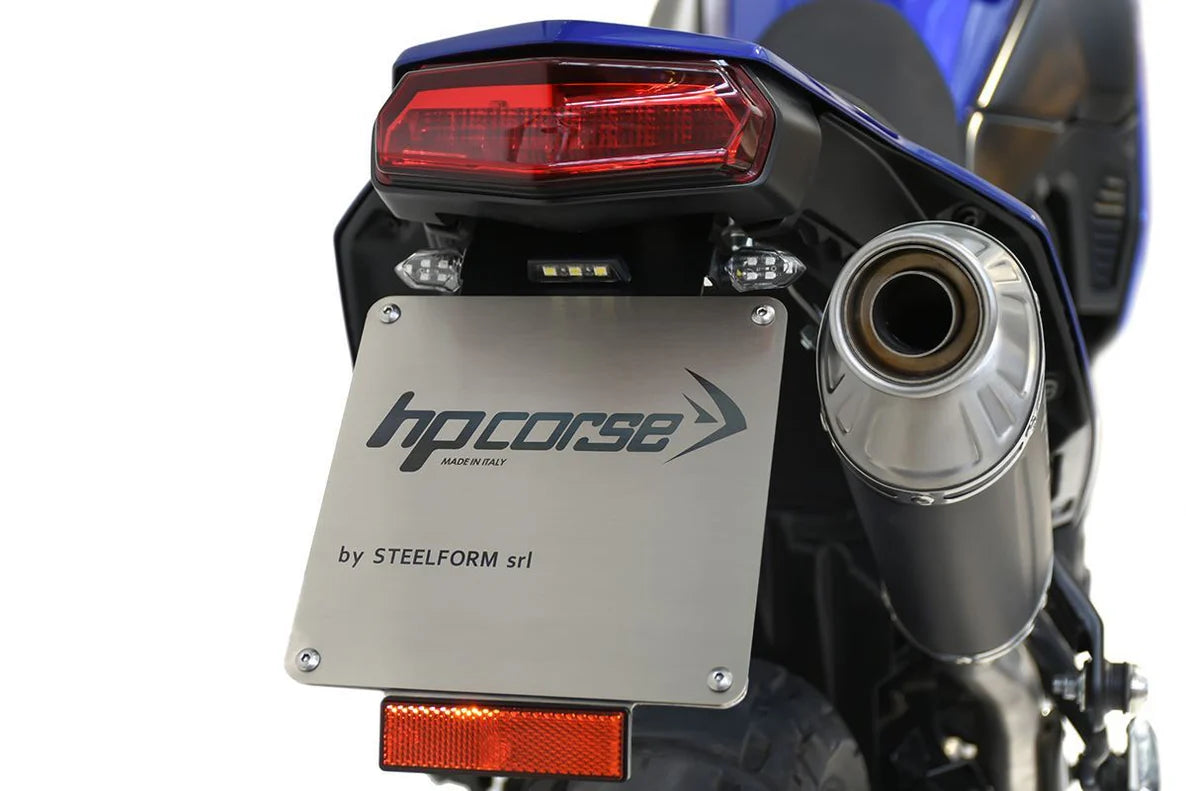 HPCorse SP-2 Endschalldämpfer | Hoch | mit E-Nummer | Titan | passend für Yamaha Tenere 700 - Modelle