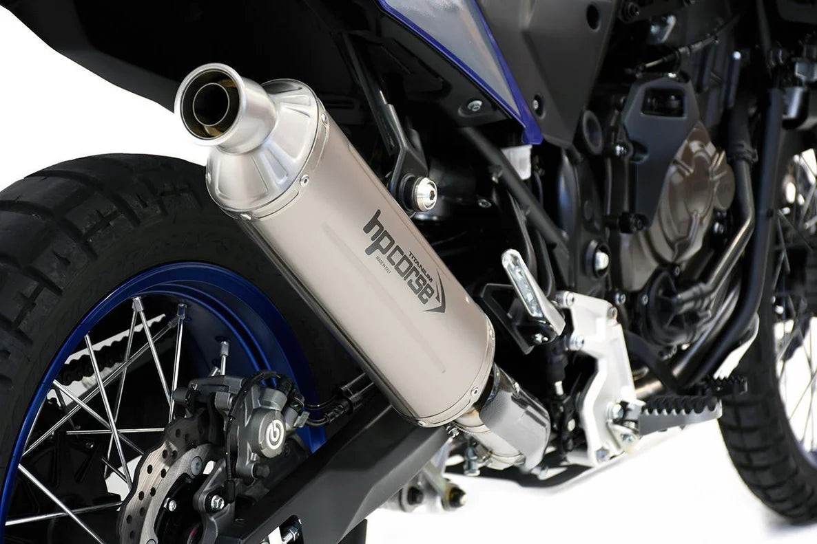 HPCorse SP-2 Endschalldämpfer | mit E-Nummer | Titan | passend für Yamaha Tenere 700 - Modelle