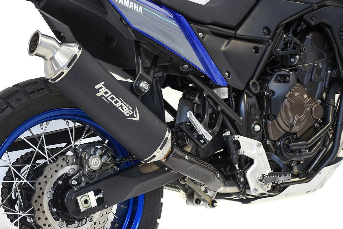 HPCorse SP-2 Endschalldämpfer | mit E-Nummer | Titan-Schwarz | passend für Yamaha Tenere 700 - Modelle