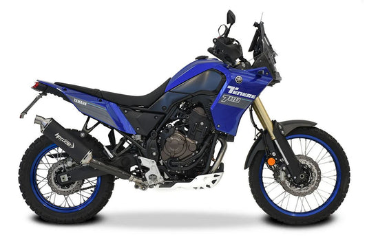 HPCorse SP-2 Endschalldämpfer | mit E-Nummer | Titan-Schwarz | passend für Yamaha Tenere 700 - Modelle