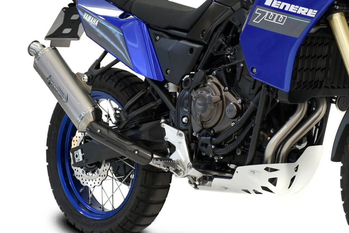 HPCorse SP-2 Endschalldämpfer | mit E-Nummer | Titan | passend für Yamaha Tenere 700 - Modelle
