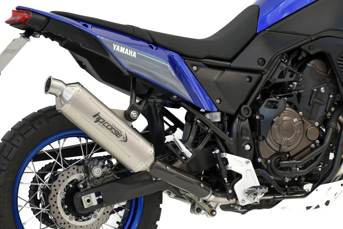 HPCorse SP-2 Endschalldämpfer | mit E-Nummer | Titan | passend für Yamaha Tenere 700 - Modelle