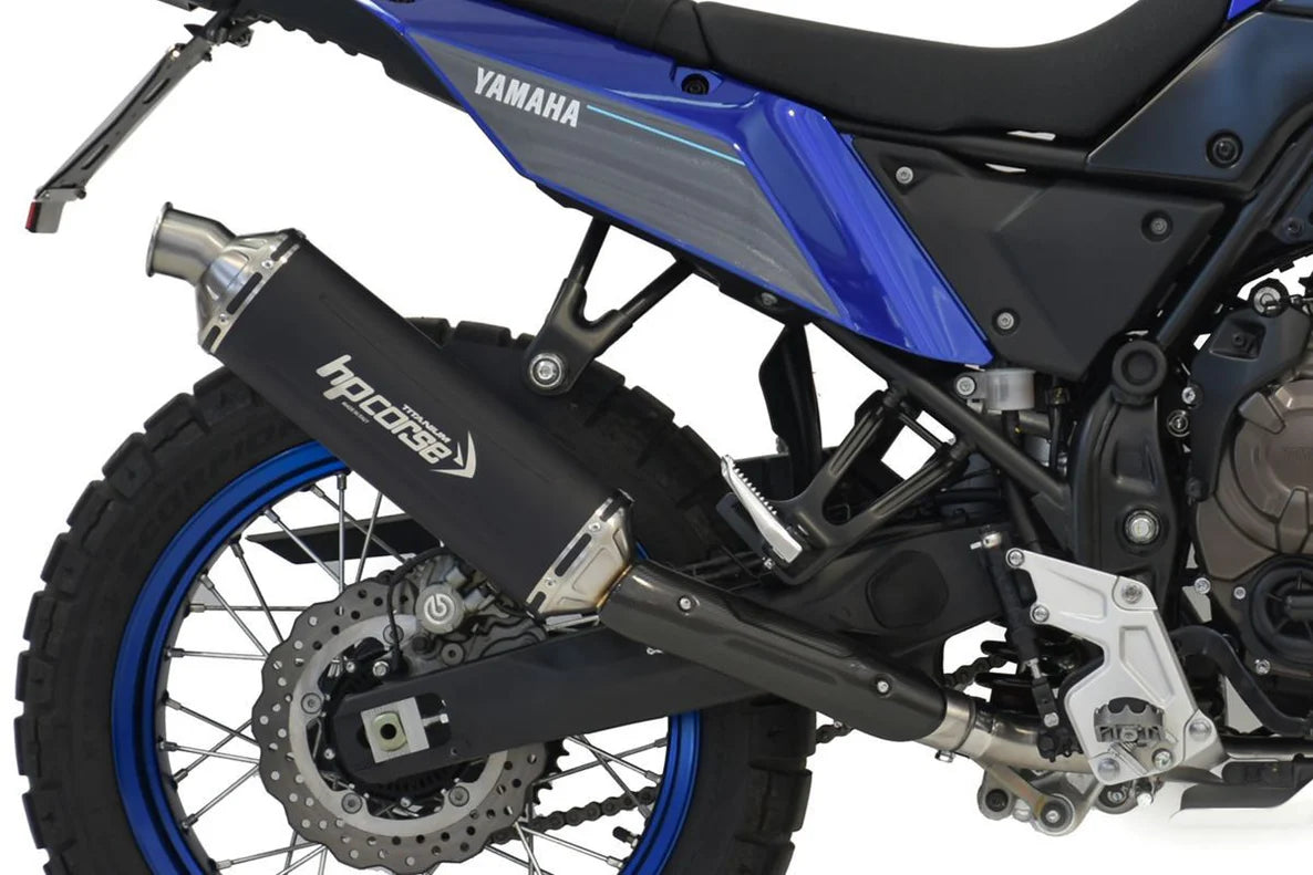 HPCorse SP-2 Endschalldämpfer | mit E-Nummer | Titan-Schwarz | passend für Yamaha Tenere 700 - Modelle