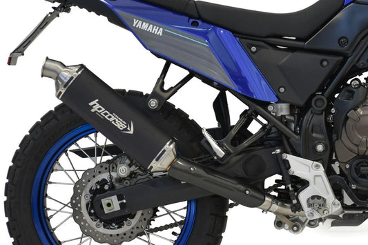 HPCorse SP-2 Endschalldämpfer | mit E-Nummer | Titan-Schwarz | passend für Yamaha Tenere 700 - Modelle