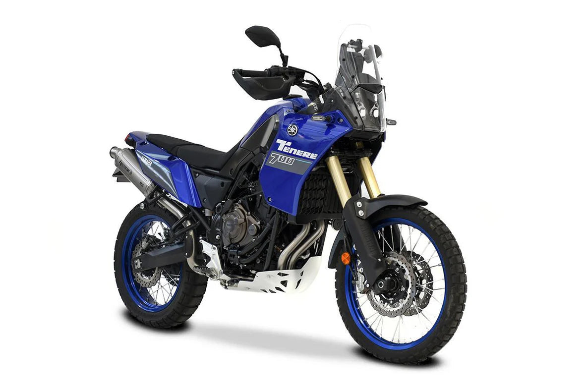 HPCorse SP-2 Endschalldämpfer | Hoch | mit E-Nummer | Titan | passend für Yamaha Tenere 700 - Modelle