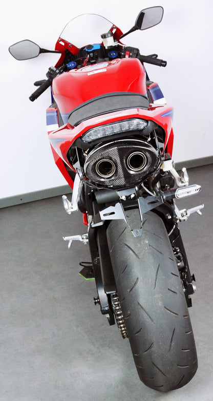 Bodis OVAL Q1-SN Slip-On | mit E-Nummer | Edelstahl-Schwarz | passend für Honda CBR 600 RR - Modelle (2024-)