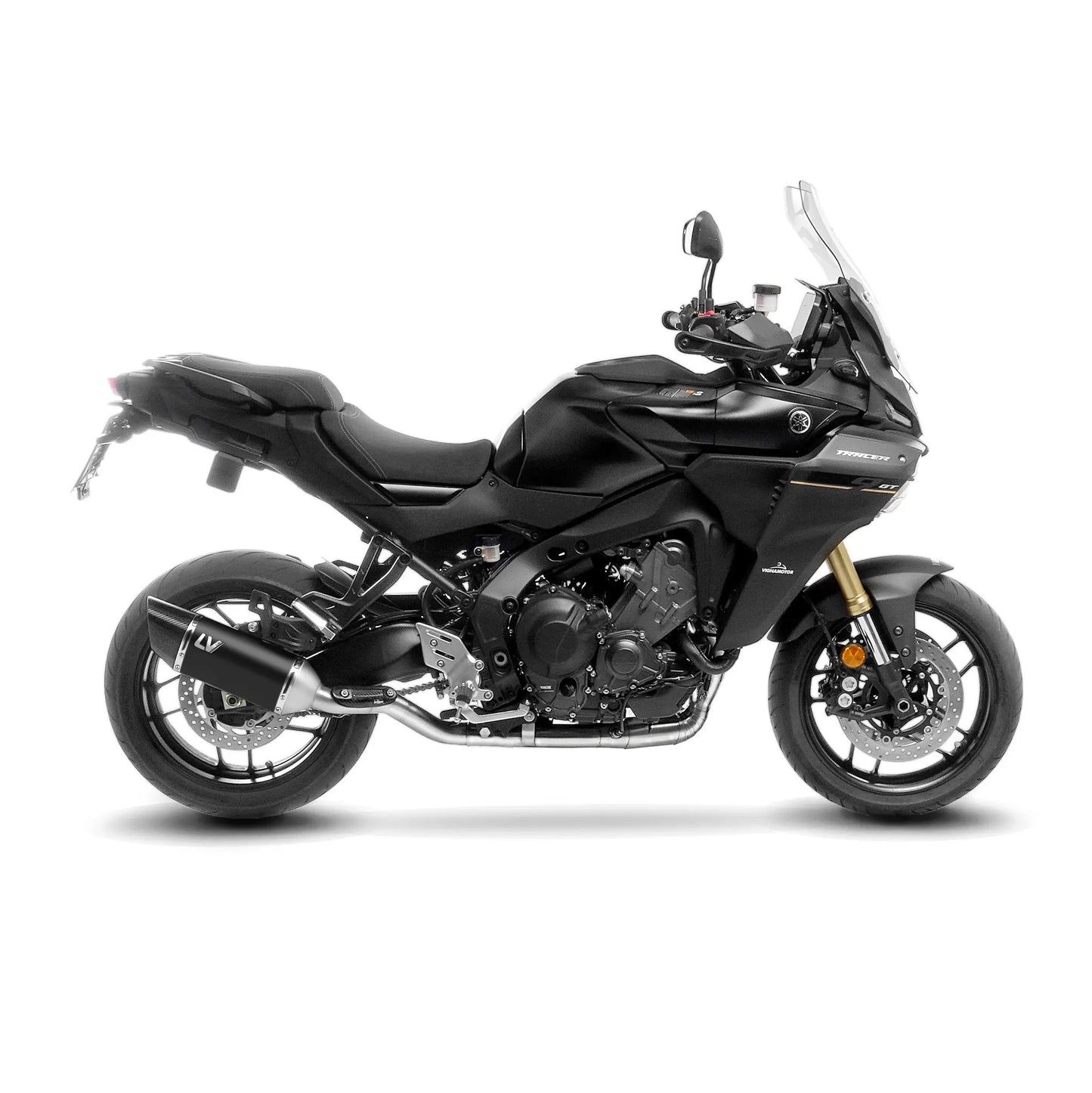 LeoVince LV-14 R | Auspuff-Komplettanlage | E-Nummer | Black Edition | passend für Yamaha MT-09 Tracer GT / GT+ - Modelle (2025)