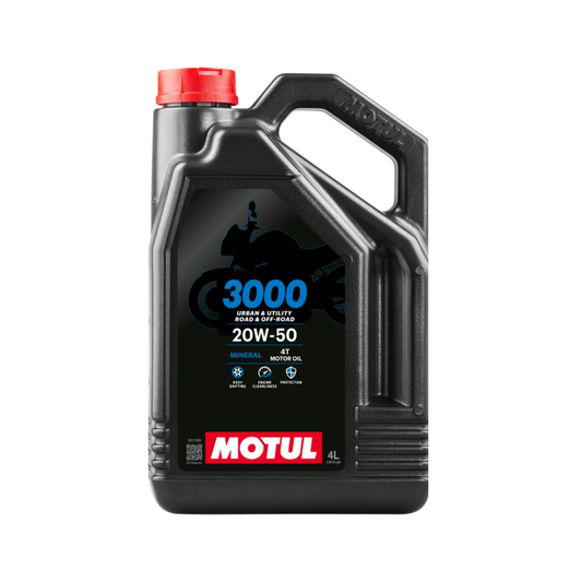Motul 3000 Motoröl | 4-Takt | 20W-50 | Mineral | 4L Kanister