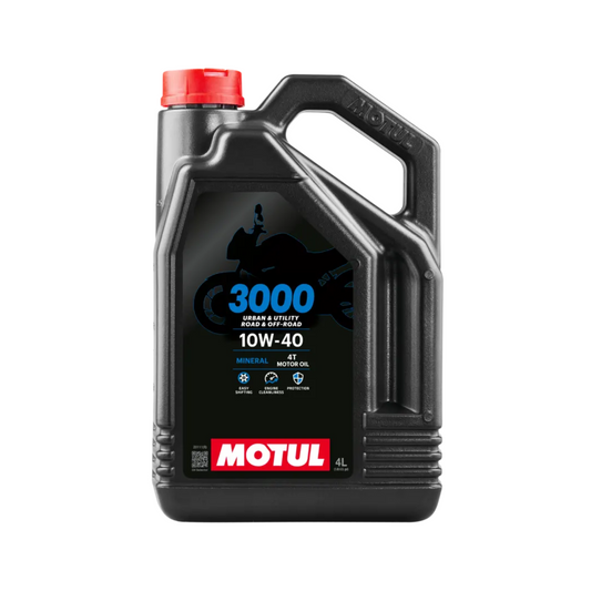 Motul 3000 Motoröl | 4-Takt | 10W-40 | Mineral | 4L Kanister