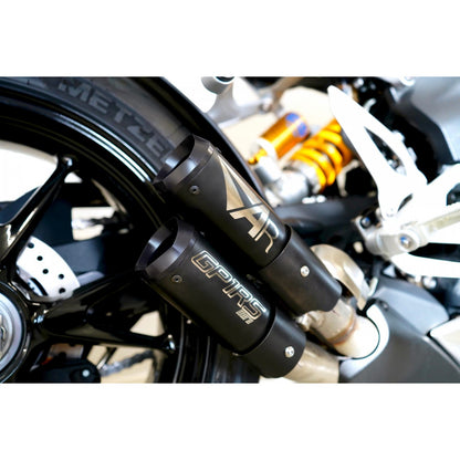 Austin Racing GP1RS Mini Pair | Slip-On | dB-Konform | passend für Triumph Speed Triple 1200 - Modelle (2025-)