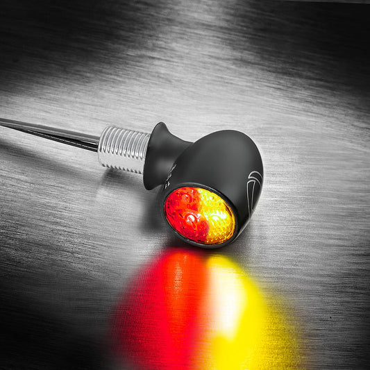 Kellermann Atto® DF | LED Mini Blinker 3 in 1 | mit ECE | schwarz | hinten beidseitig