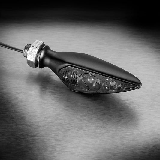 Kellermann Rhombus S DF Dark | 3 in 1 - LED Blinker | mit ECE | schwarz | getönt | hinten links