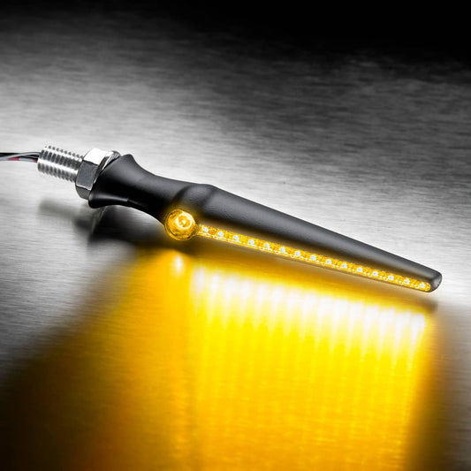 Kellermann Jetstream® CL | LED Lauflichtblinker mit Cruising Light | mit ECE | klar | vorne