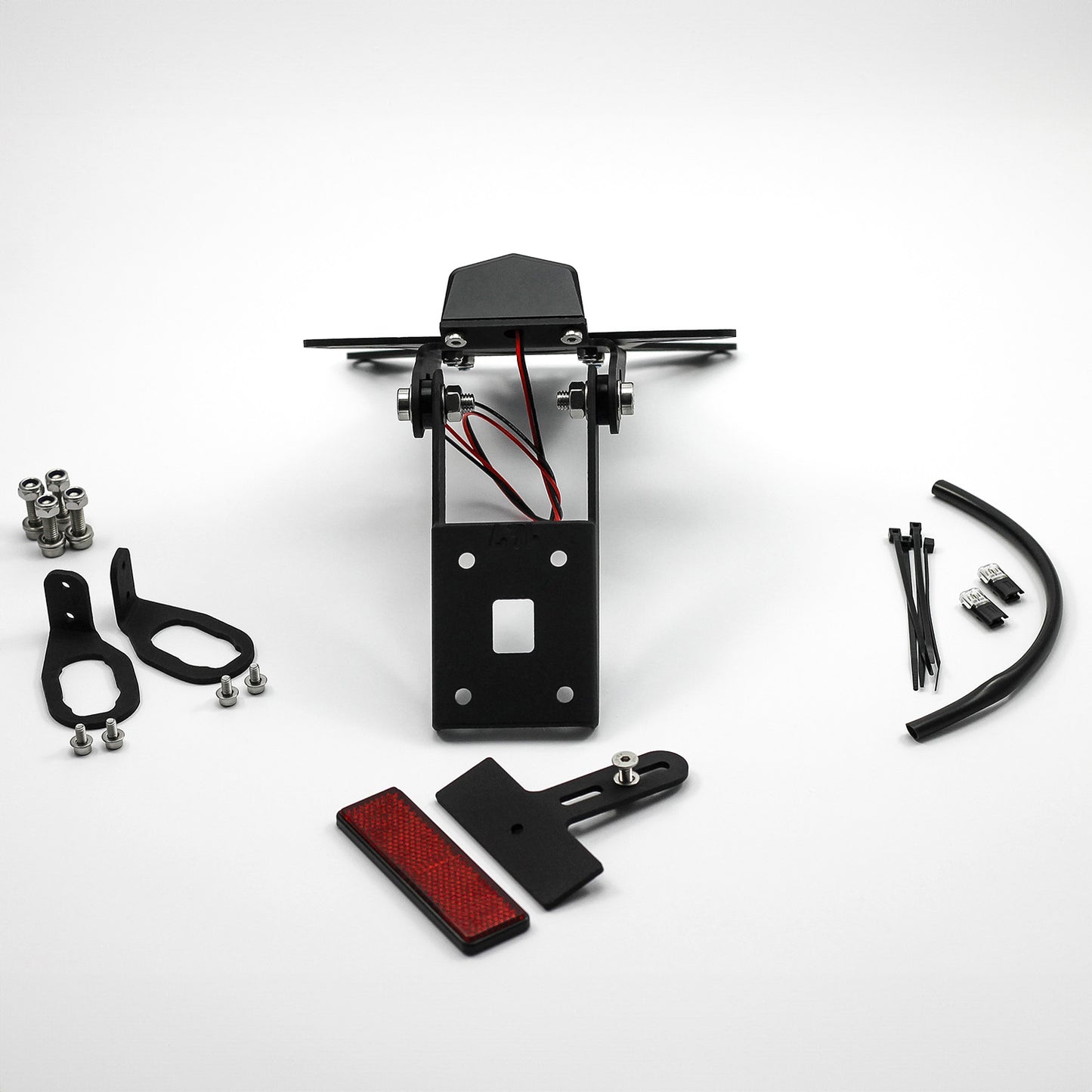 MG Biketec Kurzes Heck - Kennzeichenträger - Kennzeichenhalter | diverse Länder | passend für Kawasaki Z1100 / SE - Modelle (2026)