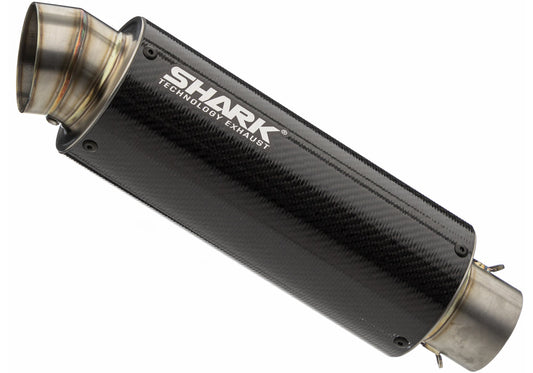 SHARK SRC 4 | Slip-On Endschalldämpfer | E-Nummer | Carbon | passend für Kawasaki Ninja 1100 SX / SE - Modelle (2025-2026)