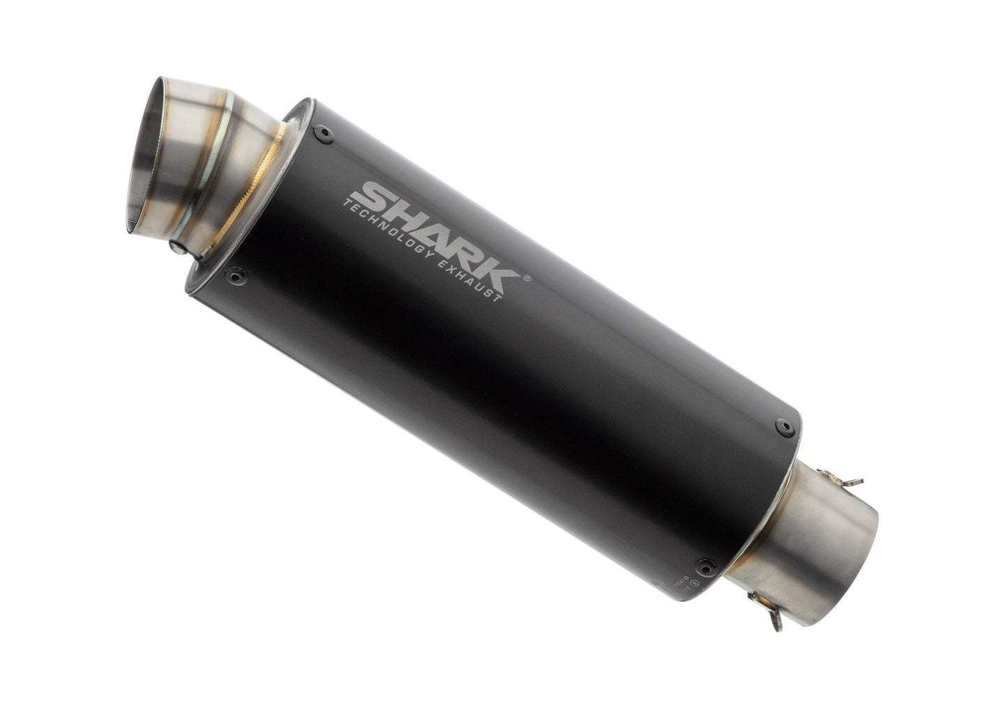 SHARK SRC 4 | Slip-On Endschalldämpfer | E-Nummer | Schwarz Aluminium eloxiert | passend für Kawasaki Ninja 1100 SX / SE - Modelle (2025-2026)