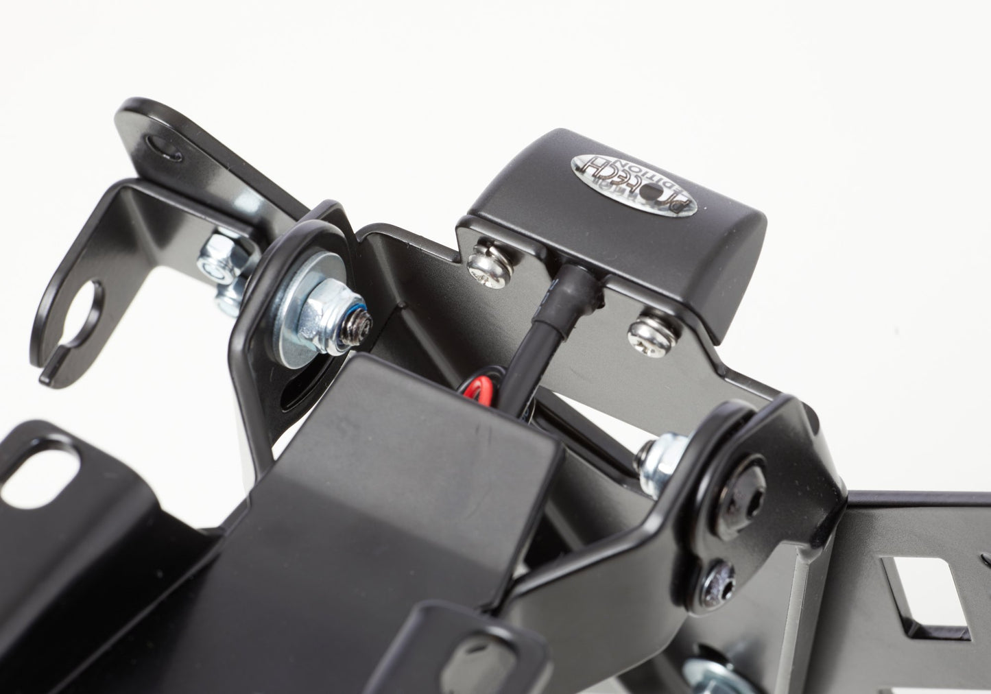 PROTECH X-SHAPE Kennzeichenhalterset inkl. Reflektor und Kennzeichenbeleuchtung | mit E-Nummer | passend für Kawasaki ZX-10R (2026) - Modelle