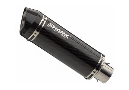 SHARK Street GP | Slip-On Endschalldämpfer | E-Nummer | Carbon | passend für Kawasaki Ninja 1100 SX / SE - Modelle (2025-2026)