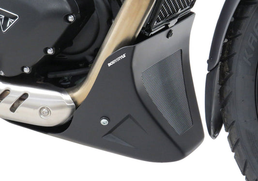 Bodystyle Bugspoiler | Raceline | schwarz-matt | mit ABE | passend für Triumph Scrambler 400X (T0B0) - Modelle (2024-2025)