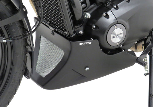 Bodystyle Bugspoiler | Raceline | schwarz-matt | mit ABE | passend für Triumph Speed 400 (T0B0) - Modelle (2024-2025)