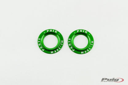 PUIG Achsprotektor PHB19 | grün | vorne | passend für Kawasaki Z1100 / SE - Modelle (2026)