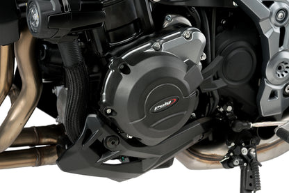 PUIG Motordeckelschoner | 3-teilig | schwarz | passend für Kawasaki Z900 / SE - Modelle (2017-2024)