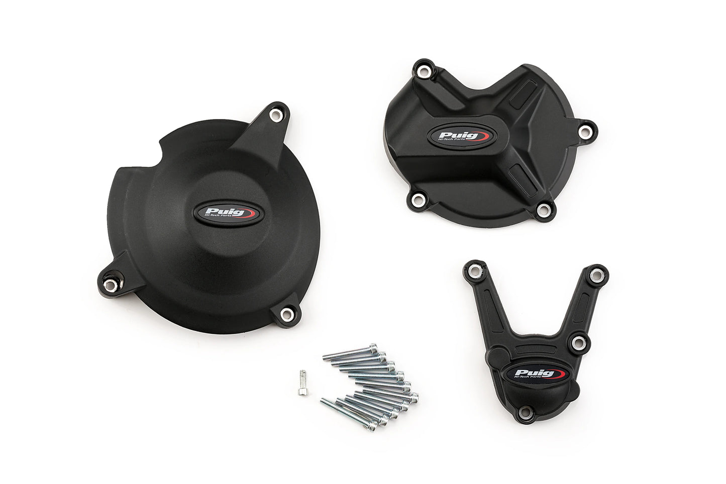 PUIG Motordeckelschoner | 3-teilig | schwarz | passend für BMW S 1000 XR - Modelle (2015-2019)