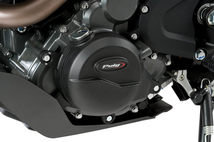 PUIG Motordeckelschoner | 2-teilig | schwarz | passend für KTM RC 390 - Modelle (2017-2019)