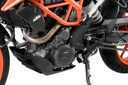 PUIG Motordeckelschoner | 2-teilig | schwarz | passend für KTM RC 390 - Modelle (2017-2019)