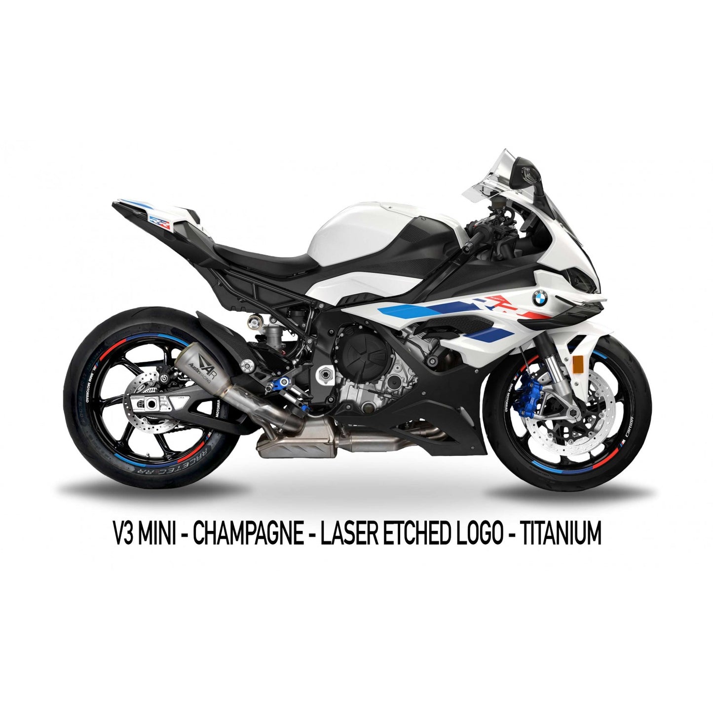 Austin Racing V3 Mini | Slip-On | E-Nummer | passend für BMW S 1000 RR - Modelle (2019-2024)
