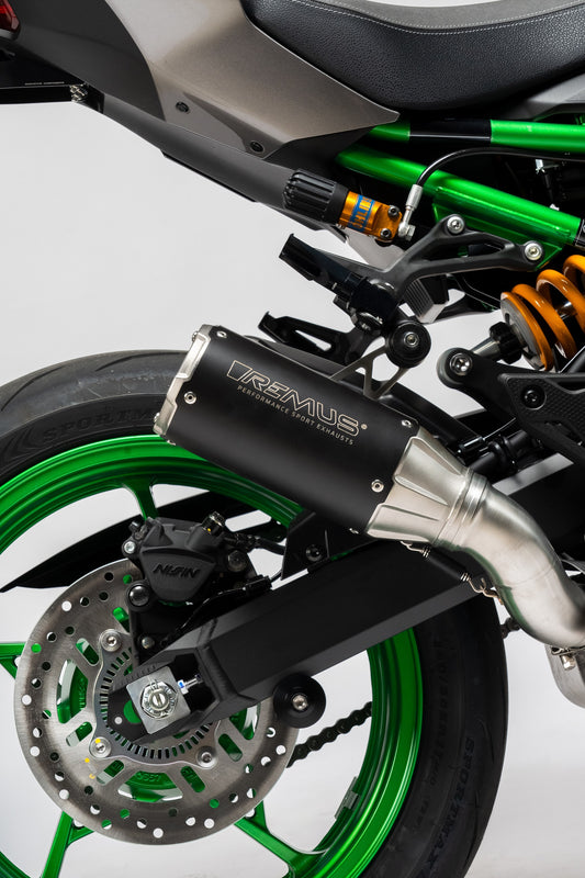REMUS BoostR | Sportauspuff | mit E-Nummer | passend für Kawasaki Z900 (Euro 5+) (91 kW) - Modelle (2025-)