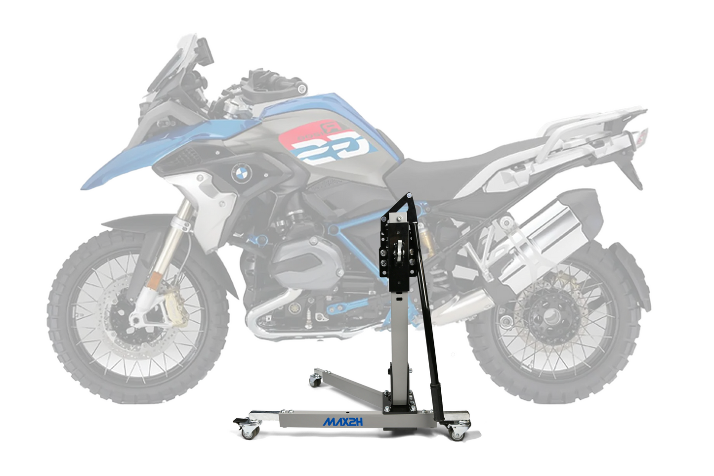 MAX2H Zentralständer EVOLIFT passend für BMW R 1200 GS Rallye (2017-2018) | für div. Zubehör Sturzbügel