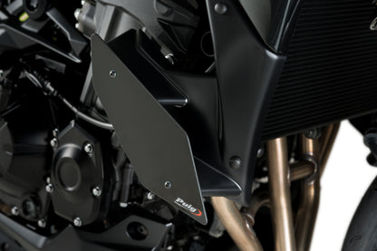 PUIG Downforce Naked Side Spoiler | mit ABE | schwarz | passend für Kawasaki Z900 - Modelle (2020-2024)