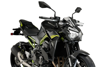 PUIG Downforce Naked Side Spoiler | mit ABE | schwarz | passend für Kawasaki Z900 - Modelle (2020-2024)