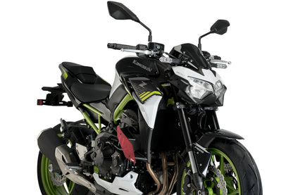 PUIG Downforce Naked Side Spoiler | mit ABE | rot | passend für Kawasaki Z900 - Modelle (2020-2024)