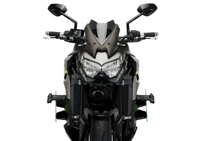 PUIG Downforce Naked Side Spoiler | mit ABE | grün | passend für Kawasaki Z900 - Modelle (2020-2024)